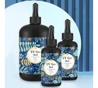 Shein 1 pieza Resina UV dura de 100/200/500g, Tipo duro Resina epoxi UV de curado ultravioleta transparente cristalina para manualidades y joyería
