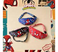 Shein 1 pieza Riñonera con estampado de Spider-Man con licencia oficial, bolso bandolera multifuncional, bolso cruzado casual para niños, bolso de pecho aju