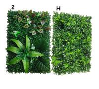 Shein 1 pieza Rollo de pared de planta artificial, 23.6x15.7 pulgadas Pared de seto de plástico sintético, Pantalla de valla de privacidad anti-UV de hiedra