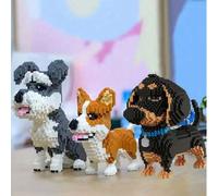 Shein 1 pieza Rompecabezas 3D creativo de animal de mascota de dibujos animados (Dachshund/Husky/Schnauzer/Corgi/Dálmata/Shiba Inu/Caniche/Golden Retriever/
