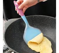 Shein 1 pieza Sartén antiadherente para panqueques y huevos fritos con espátula de silicona - Utensilios de cocina premium antiadherentes, resistentes al ca