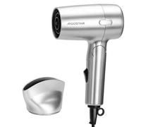 Shein 1 pieza Secador de pelo portátil, 1200W, Asa plegable, 2 velocidades de viento y ajustes de temperatura, Protección contra sobrecalentamiento, Boquill