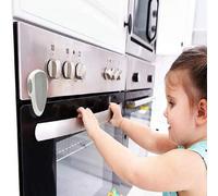 Shein 1 pieza Seguro para niños, Bloqueo de horno gris, Material resistente al calor, Instalación y uso fácil, Sin herramientas necesarias, Evita quemaduras