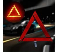 Shein 1 pieza Señal de advertencia triangular para coche plegable, para situaciones de peligro, estacionamiento por avería e inspección anual