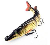 Shein 1 Pieza Señuelos De Pesca Para Trucha Y Bajo, Cebo Multiarticulado, Señuelos De Pesca Tipo Lápiz De Pesca Con Anzuelos Vmc/bkk, Kit De Señuelos Realis