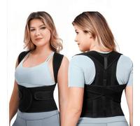 Shein 1 pieza/Set Corrector de postura ajustable para hombres y mujeres adultos, Correa de corrección de joroba, Soporte de espalda para deportes de carrera
