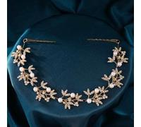 Shein 1 pieza Set de 7 diademas con diseño de hojas y 2 pasadores de pelo, accesorios para el cabello para mujeres, para bodas