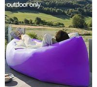 Shein 1 pieza Sofá inflable ultra portátil para camping | Montaje instantáneo en 5 segundos para #VanLifeEssentials y #SpringBreak2025 | Equipo ligero para