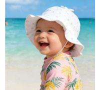 Shein 1 pieza Sombrero de sol para niñas bebé, sombrero de protección solar para bebé, sombrero para niñas pequeñas, sombrero de cubo ligero a prueba de vie