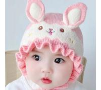 Shein 1 pieza Sombrero protector de orejas para bebé, lindo y adorable, nuevo estilo de invierno, adecuado para bebés recién nacidos niño y niña, gorro de p