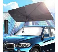 Shein 1 pieza Sombrilla parasol para parabrisas de coche, diseño portátil y plegable, protección UV, fácil instalación, accesorio de enfriamiento para el in