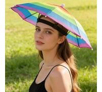 Shein 1 pieza Sombrilla plegable unisex de color plateado, diámetro de 30.3 pulgadas, a prueba de rayos UV, resistente al viento y la lluvia. Ideal para gol
