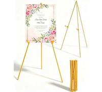Shein 1 pieza/Soporte de exhibición de metal para bodas, adecuado para letreros y carteles de bodas; equipado con marco de metal plegable y ajustable y bols