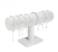 Shein 1 pieza Soporte de exhibición de pulsera de terciopelo de capa única para joyas, relojes, diademas, envoltorios para la cabeza, estantería de tienda,