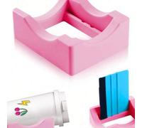 Shein 1 pieza Soporte de silicona de 2 colores para tumblers con ranura incorporada, soporte de tumbler para usar con manualidades para aplicar vinilos deco
