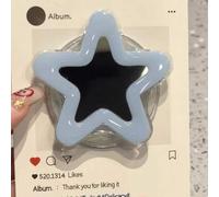 Shein 1 pieza Soporte de teléfono magnético con espejo, con diseño de estrella y flor, adecuado para MagSafe, ajustable y de escritorio (Consejo: Hay una pe