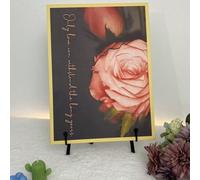 Shein 1 pieza Soporte de trípode de metal resistente, adecuado para arco de bienvenida de boda, exhibición de carteles y fotos, caballete de sobremesa, sopo