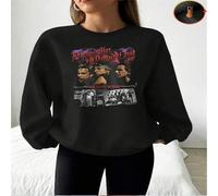 Shein 1 pieza Sudadera informal de felpa con cuello redondo con gráfico "Blood In Blood Out Bound By Honor" para mujer, regalo de cumpleaños perfecto, prese