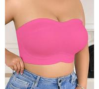 Shein 1 pieza Sujetador inalámbrico sin costuras para mujer de talla grande, Gather, antideslizante, minimalista, cómodo