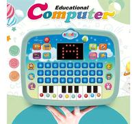 Shein 1 pieza Tableta didáctica para niños con pantalla LED - Abecedario, números y música - Juguete educativo interactivo para niños y niñas como regalo de