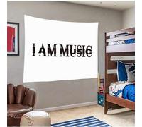 Shein 1 pieza Tapiz de la portada del álbum Playboi Carti "I Am Music Flag", decoración estética con temática de música hip hop y rap, adecuado para sala de