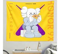 Shein 1 PIEZA Tapiz de pared de arte de Sesame Street K/A/W/S, tapiz decorativo, tela de fondo, tapiz, decoración del hogar, decoración de dormitorio, decor