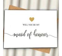 Shein 1 pieza Tarjeta Auténtica de Dama de Honor, "¿SERÁS MI Dama de Honor?", La mejor opción para invitar a tu mejor amiga/amiga especial a asistir a tu bo