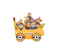Shein 1 pieza Tarjeta de cumpleaños 3D desplegable con diseño de Minion, tarjeta de cumpleaños desplegable con tema de Gru, mi villano favorito, con diseño