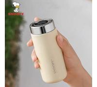 Shein 1 pieza Taza de 200ML Snoopy, Botella de agua aislada compacta y linda, Taza portátil de bolsillo, Taza de diseño sencillo y de alta calidad de acero