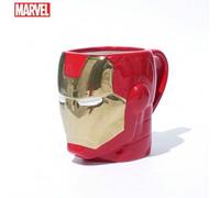 Shein 1 PIEZA Taza de coleccionista de cerámica con licencia oficial de Marvel Iron Man Spiderman Superhéroe, taza de leche, café o té, regalo ideal para el