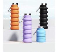 Shein 1 pieza Taza plegable y expandible de silicona, resistente al calor, calentador de manos portátil para deportes al aire botella de agua