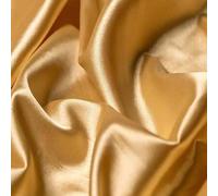 Shein 1 pieza Tela de satén de poliéster dorado para DIY Hanfu, forro de vestidos, bodas, fiestas de cumpleaños, decoración de habitaciones