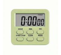 Shein 1 pieza Temporizador digital multifuncional de cocina con reloj despertador - Cuenta regresiva/Pantalla de 24 horas, Función de memoria, Pantalla LCD