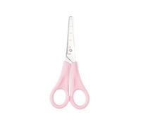 Shein 1 pieza Tijera de aleación de hierro simple, cortadora de papel rosa minimalista para manualidades y regreso a la escuela