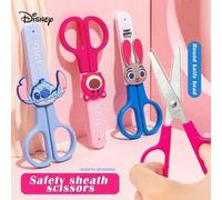 Shein 1 pieza Tijeras de con licencia de - Tijeras de artesanía de dibujos animados lindos para jardín de infantes, herramienta DIY amigable para niños par