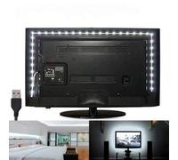 Shein 1 pieza Tira de luz LED blanca, alimentada por USB, 60 perlas LED/metro, luz decorativa LED flexible, disponible en 1M/2M/3 metros/5M, no impermeable,