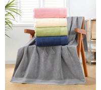 Shein 1 pieza Toalla de baño de lujo premium de 31.5in*62.9in, engrosada, súper suave y absorbente, adecuada para baños, gimnasios, hoteles, vacaciones en l