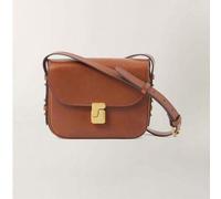 Shein 1 pieza Último diseño de nicho francés: bolso de mujer, bolso cuadrado pequeño de piel de becerro de grano superior, bolso con forma de tofu texturiza