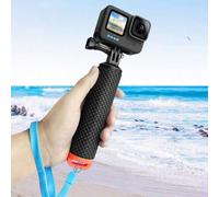 Shein 1 pieza Vara de flotabilidad de silicona negra, pértiga desmontable antideslizante para sujetar a mano, adecuada para GoPro11/10/9, cámara de acción I