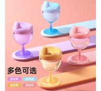 Shein 1 pieza Vaso de plástico con pie de 150ml, Vaso para jugo/vino de bebé/niño pequeño, Vaso a prueba de derrames con diseño de pico de pato
