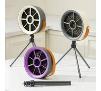 Shein 1 pieza Ventilador absorber de humo recargable de sobremesa, batería de ión de litio de 2000mAh, extractor de humo de escritorio 2 en 1 de pie/colgant