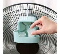 Shein 1 pieza Ventilador portátil enfriador, que usa tecnología de enfriamiento por niebla de hielo sin batería, instalación tipo gancho, puede ayudar a enf
