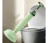 Shein 1 pieza Ventosa de inodoro ajustable de aluminio, herramienta para destapar inodoros, ventosa y limpiador de desagües, adecuado para diversas situacio