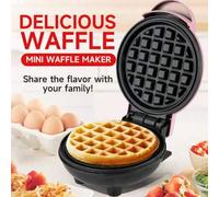 Shein 1 pieza Waffle Maker con enchufe de pared de 350 vatios, mini waffle maker de 4 pulgadas para waffles individuales, hash browns, keto chaffles con sup