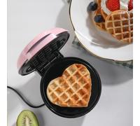 Shein 1 pieza Waflera mini de 4 pulgadas de 350W con enchufe de pared, adecuada para una sola porción, para hacer panini, hash browns y otros desayunos, alm