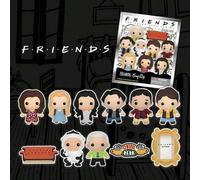 Shein 1 pieza Warner Bros Friends Figura 3D de Bolsa Ciega con Llavero Colgante Licenciada Oficialmente, Figura de Anime para Coleccionistas, Decoración de
