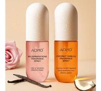 Shein 1 pieza X 50ml Spray de fragancia, aroma de verano de larga duración con la mezcla dulce de vainilla, coco & rosa, diseño portátil para llevar, spray