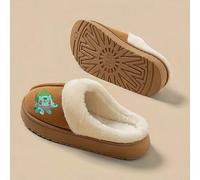 Shein 1 pieza/Zapatillas de Pokémon Pantuflas de dibujos animados adecuadas para otoño e invierno, cómodas y gruesas para el hogar, dormitorio, estilo de in