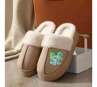 Shein 1 pieza/Zapatillas de Pokémon Pantuflas de dibujos animados adecuadas para otoño e invierno, cómodas y gruesas para el hogar, dormitorio, estilo de in