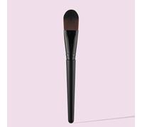 Shein 1 Pincel En Forma De Lengua Para Base Y Máscara Con Mango De Madera, Sin Pérdida De Cabello, Para Maquillaje Líquido,pinceles de maquillaje brochas pa